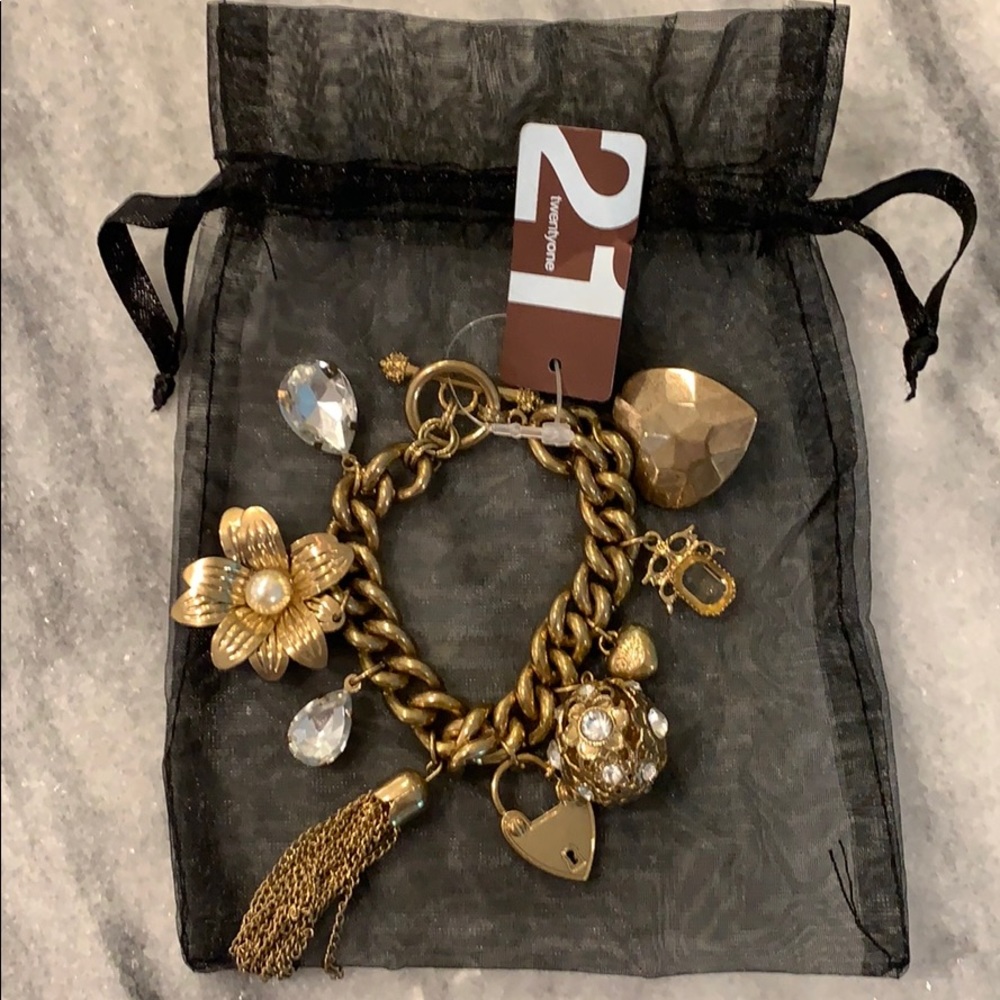 Forever 21 charm bracelet‎
